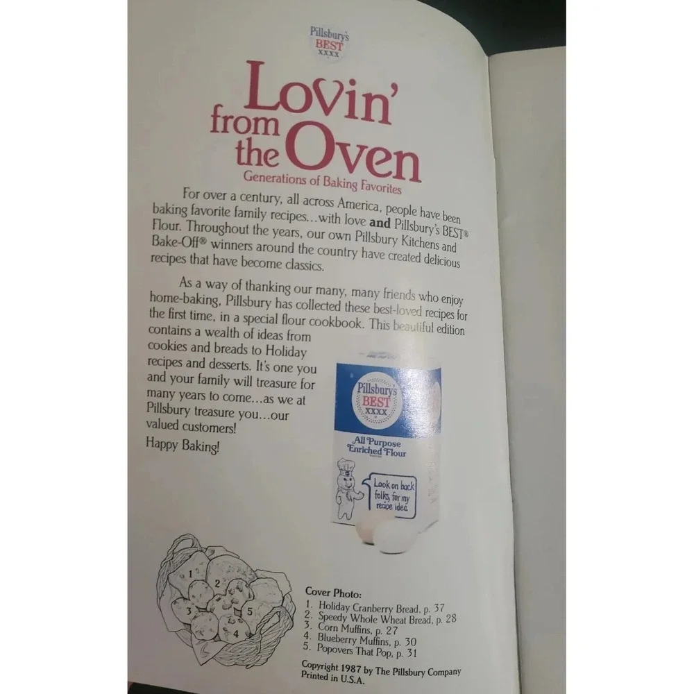 Lovin'‎ From The Oven Generations Of Baking Favorites 1987 Pillsbury Cookbook
